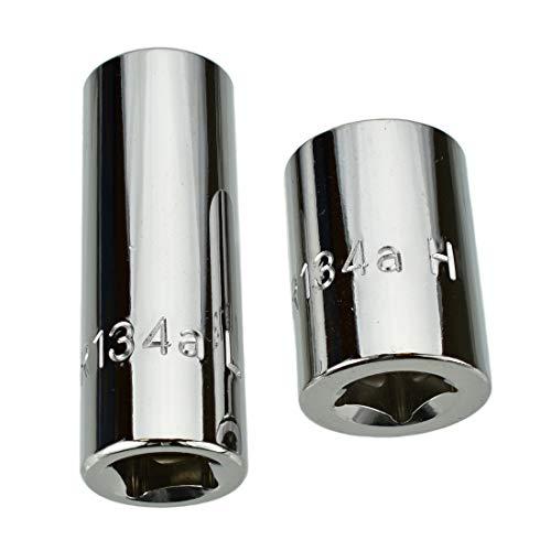 Buy Auto Supply K13001 R134a ACサービスポート3/8インチドライブ用ハイ&ローサイド八角形ソケット