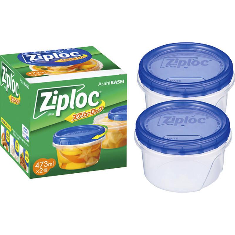 旭化成 ジップロック スクリューロック473ml 2個入 F1384 Y07 キャラクター雑貨のsugar Candy 通販 Yahoo ショッピング
