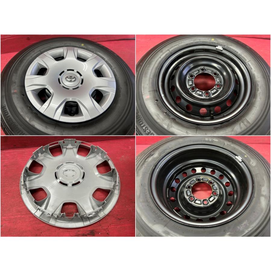エコピア タイヤホイール4本 新車外し 195/80R15 107/105 15×6.0J