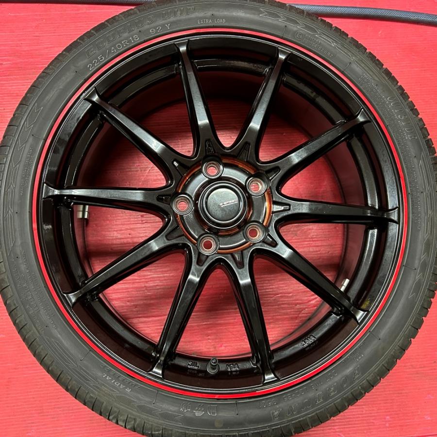 HOT STUFF（ホットスタッフ） タイヤホイール4本 225/40R18 18×7.0J 
