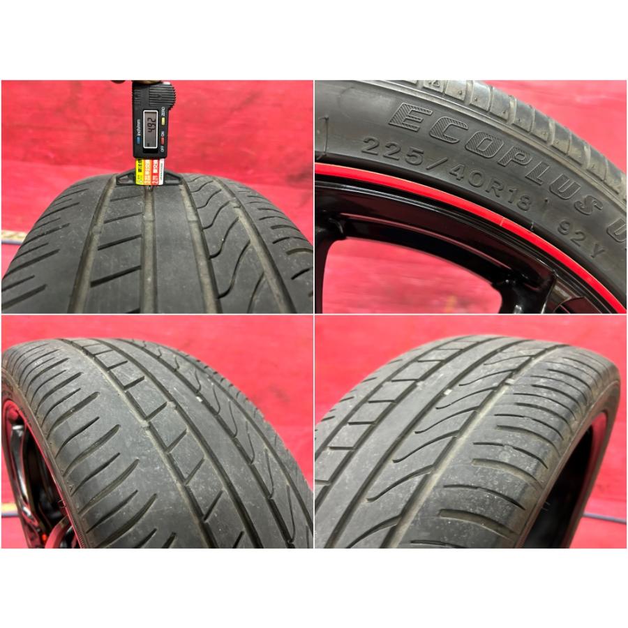 HOT STUFF（ホットスタッフ） タイヤホイール4本 225/40R18 18×7.0J