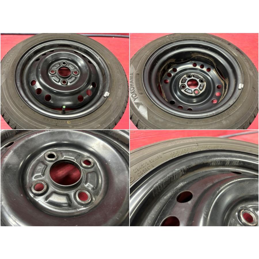 iceGUARD タイヤホイール4本 155/65R14 14×4.5J 100-4H ハブ54Φ 