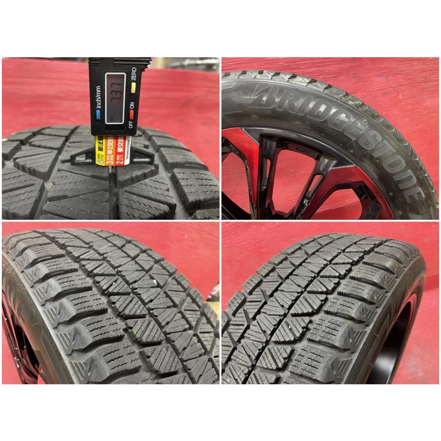 タイヤホイール4本 235/55R20 20×8.5J 38 114.3 5H ブリヂストン DMV3 