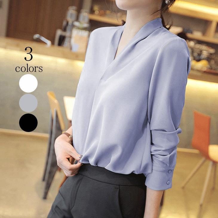 ブラウス レディース ノーカラー ｖネック 長袖 トップス 6995 N135c 予約販売 10 15日 送料無料 メ込 6995 N135c シュガービスケット 通販 Yahoo ショッピング