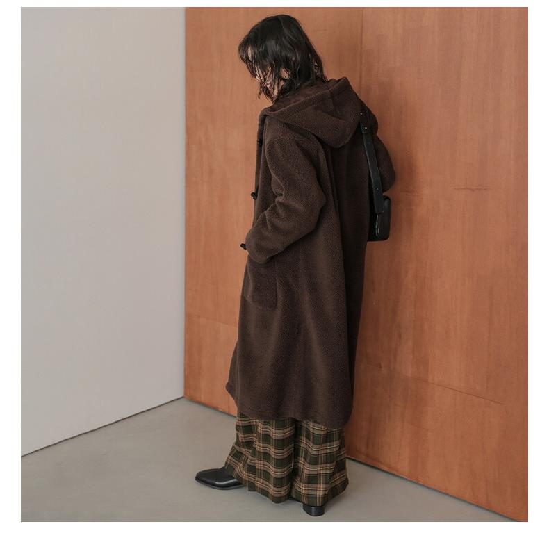 【専用】スタニングルアー　ムートン　ボア　ロングコート ムートンコートロングコート赤茶スタニングルアー