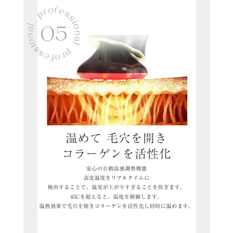 多機能美顔器でさらにハリに満ちた素肌へ リフトアップ 目元ケア クマ たるみ EMS 温熱 シワ【laf-0010】【即納：1-5営業日】【送料無料】60込_6