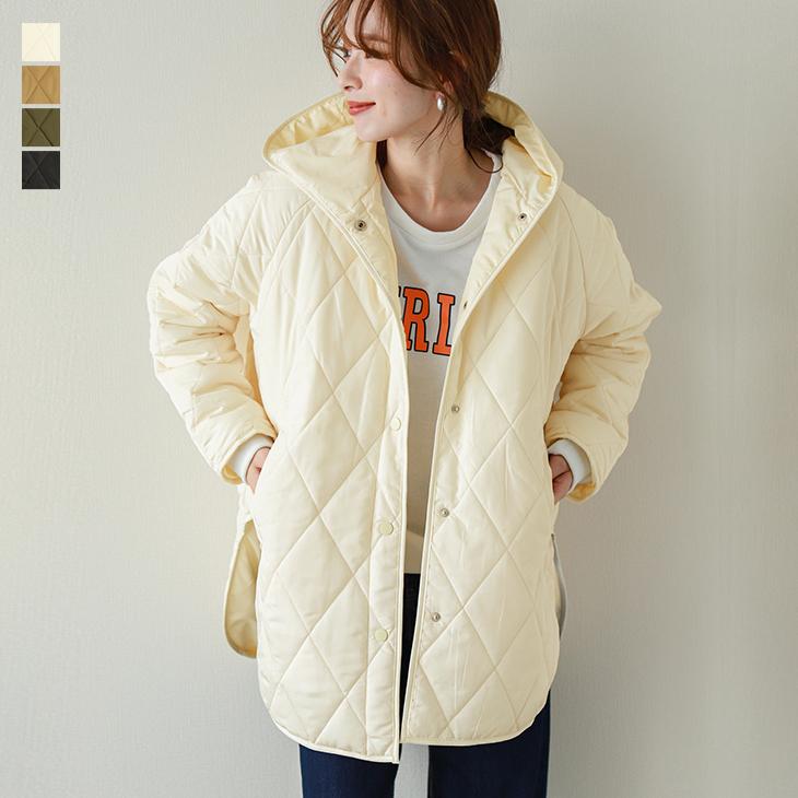 キルティングコート レディース サイドスリット アウター 防寒 おしゃれ ブラック Lgww At2748 即納 1 5営業日 宅込 Lgww At2748 シュガービスケット 通販 Yahoo ショッピング