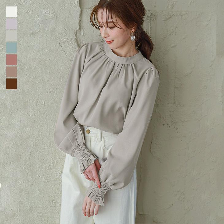 スタンドカラー バックリボン ブラウス レディース 長袖 トップス Lgww At3391 即納 予約 10月14日入荷予定順次発送 送料無料 メ込2 Lgww At3391 シュガービスケット 通販 Yahoo ショッピング