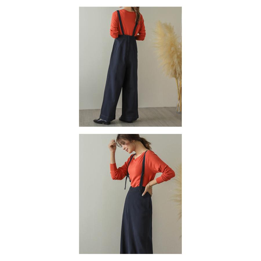 入荷済み！ サロペット パンツ デニム オールインワン ワイドパンツ