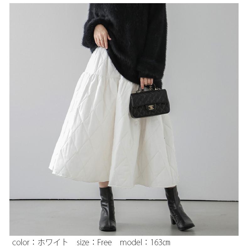 Taylor Madel スカート Mサイズ ホワイト キルティング　秋冬 Taylor Madel スカート Mサイズ ホワイト キルティング 秋冬