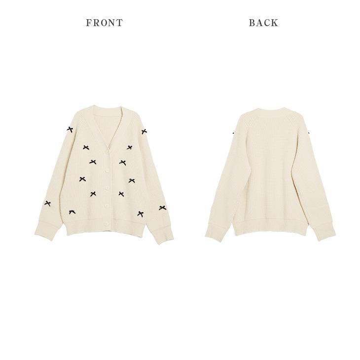 サカイ ラップ ニット カーディガン リボン付きレイヤードスリーブ 1 S 楽天市場】【60％OFFクーポン対象】【即納】カーディガン ニット