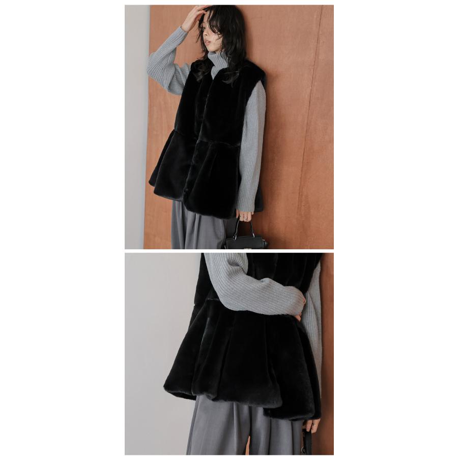 AFB ファーベスト　XL AZUL BY MOUSSY | ミンクライクファーベスト (ベスト ) |SHEL'TTER