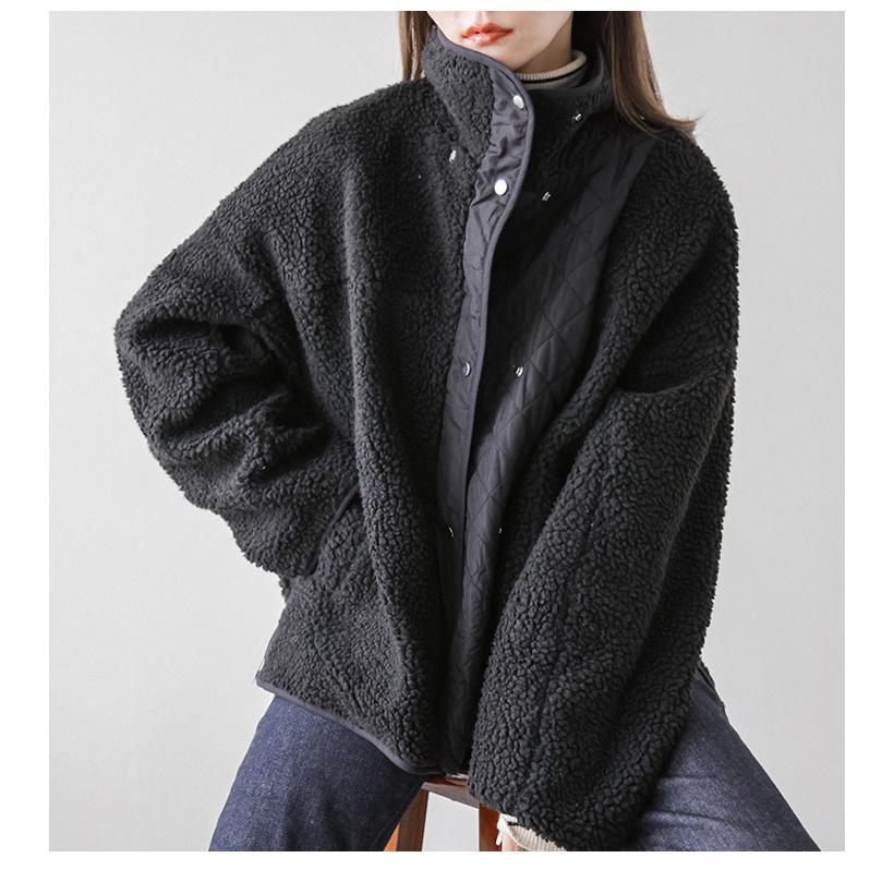 ボアジャケット リバーシブル キルティング トレンド アウター