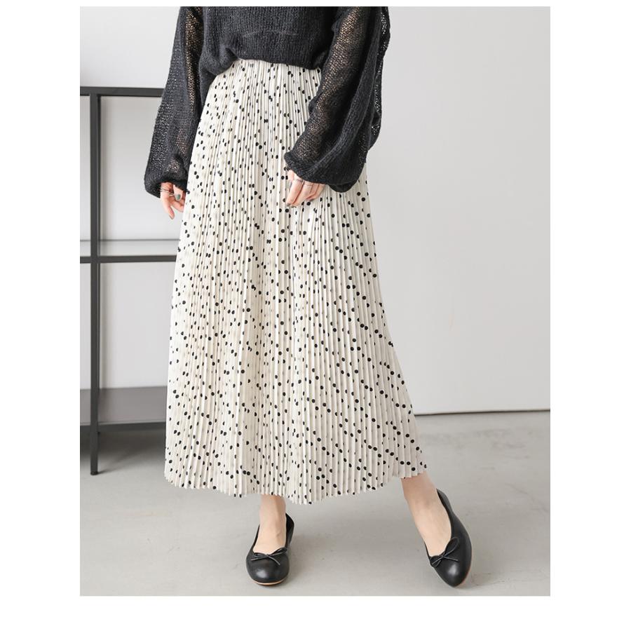 新品レア含む６枚set⭐️福砂屋　婦人画報別注STAR 限定色パンダ　アース ドット プリーツ スカート モノトーン オフィス キレイめ 大人
