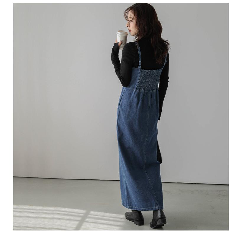 デニムジャンバースカート CORNERS ジャンパースカート デニムジャンスカ : ZOZOTOWN Yahoo!店