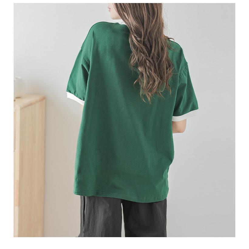 リンガーロゴTシャツ 選べる2type オーバーサイズ レディース おすすめ