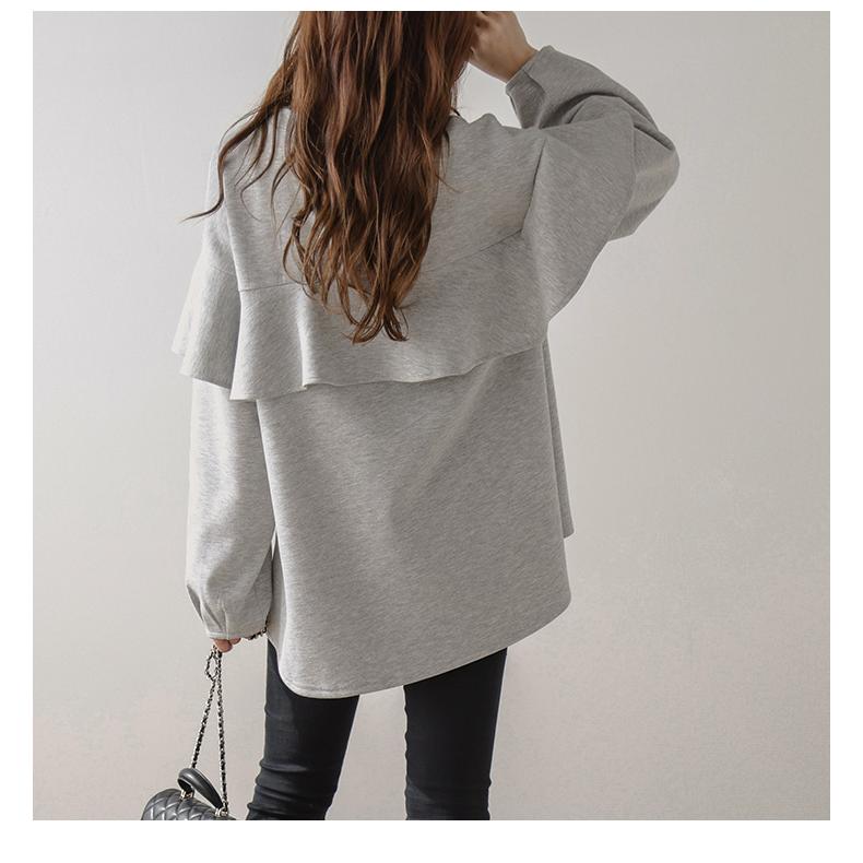 美品✨トゥービーシック現行　ダンボールラッフルスリーブ フリル　ノーカラーコート ラッフルフリル トップス ダンボールニット 大人可愛い【lstp304-706
