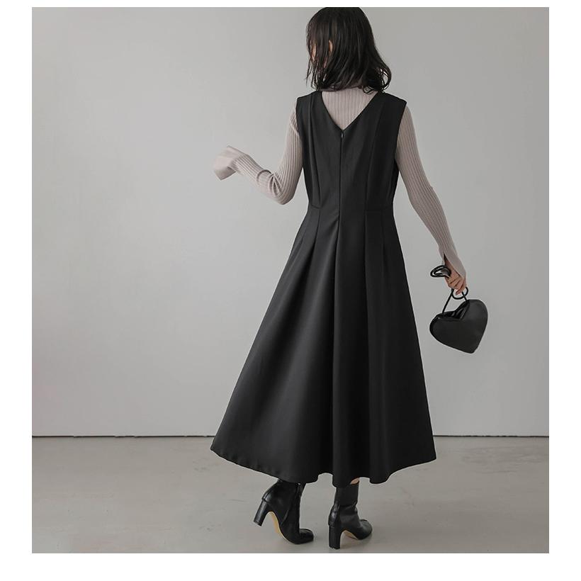 Velnica｜フレアジャンパースカート　ネイビー　インド製　美品 楽天市場】【F i.n.t 公式】チェーンビット使いディープVネック