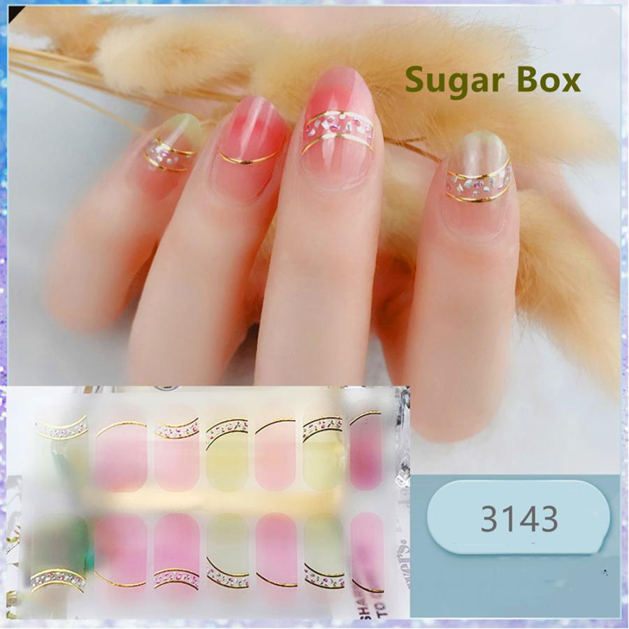 ハンド用 ジェルネイルシール BB023 (最新デザイン 人気3D ハンド用 ジェルネイルシール BB023 (最新デザイン 人気3D