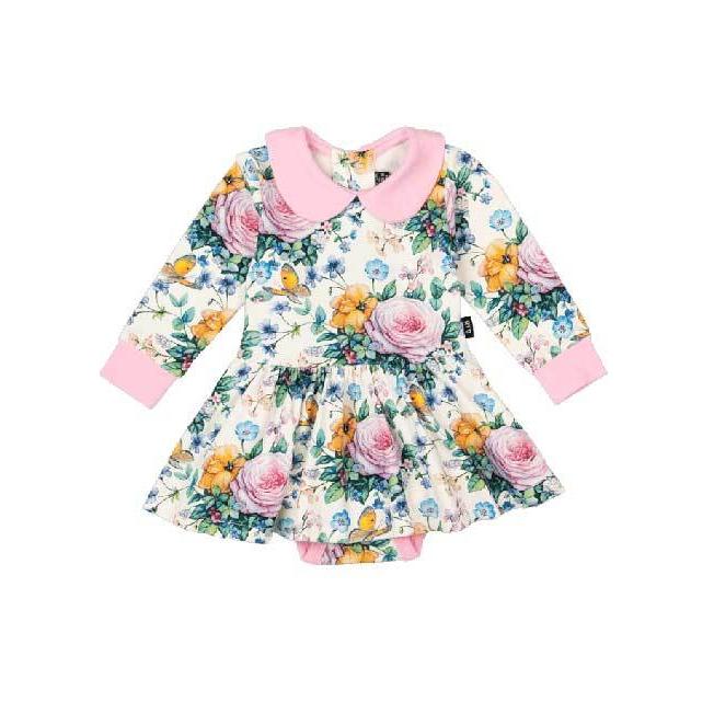 Rock Your Baby(ロックユアベビー)Flora baby Waisted dress(Baby size 〜24m）｜sugardays