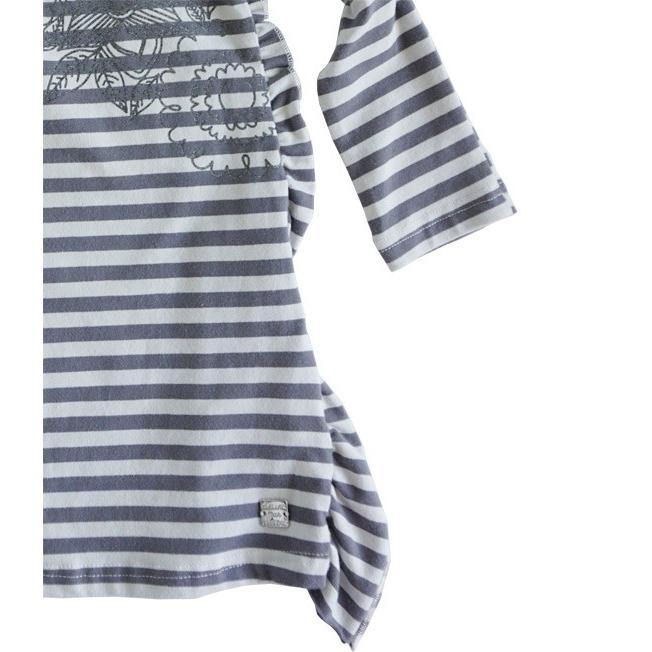 Deux par Deux (デューパーデュー)Gray Stripes Jersey Dress |  | 03
