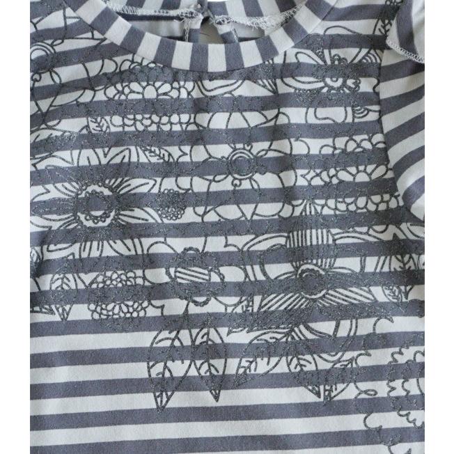 Deux par Deux (デューパーデュー)Gray Stripes Jersey Dress |  | 04