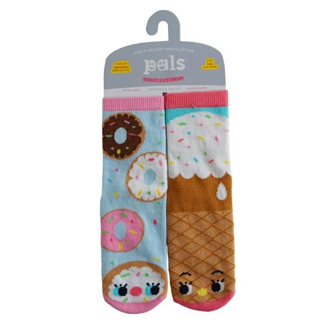 Pals(パルス)Donut&Ice cream mismatch socks｜sugardays｜02