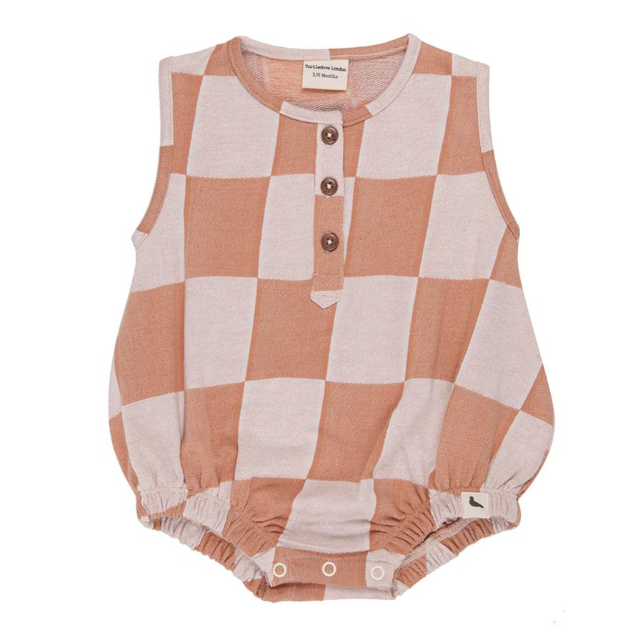Turtledove London 【タートルダヴロンドン】Chequer バブルロンパース |  | 01