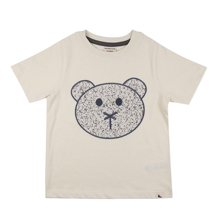 Turtledove London【タートルダヴロンドン】Nep Applique Bear ショートスリーブTee | 