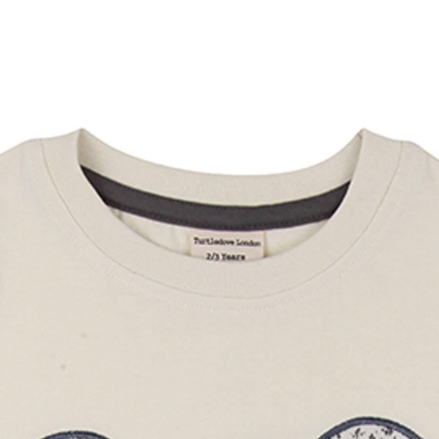 Turtledove London【タートルダヴロンドン】Nep Applique Bear ショートスリーブTee |  | 01