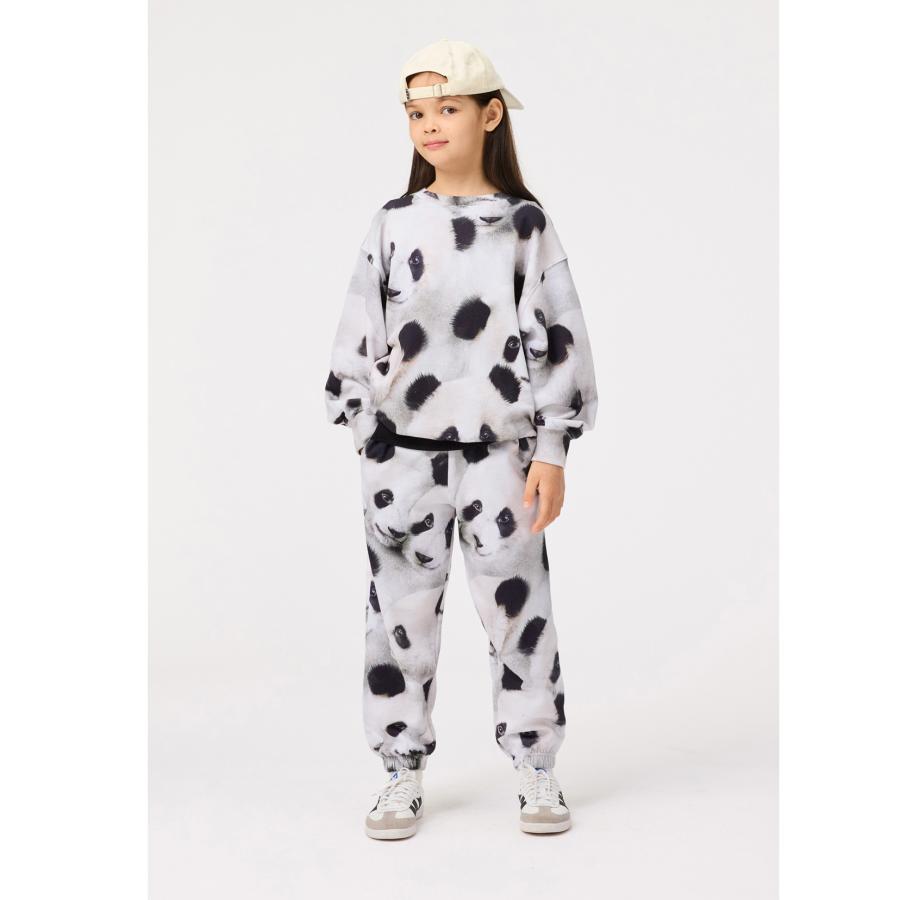 Molo（モロ) Monti Giant Panda スウェットトップ（size92〜size176) | Molo