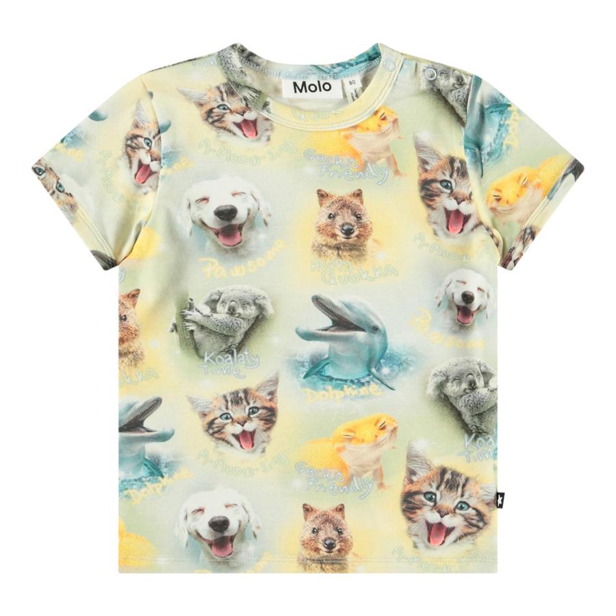 Molo（モロ) Easy Smiling Cubs ショートスリーブTee（~size104) | Molo