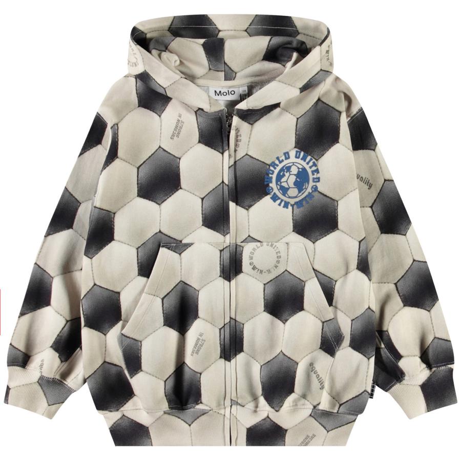 Molo（モロ） Mazz Football noise ジップパーカー（size92〜size176 