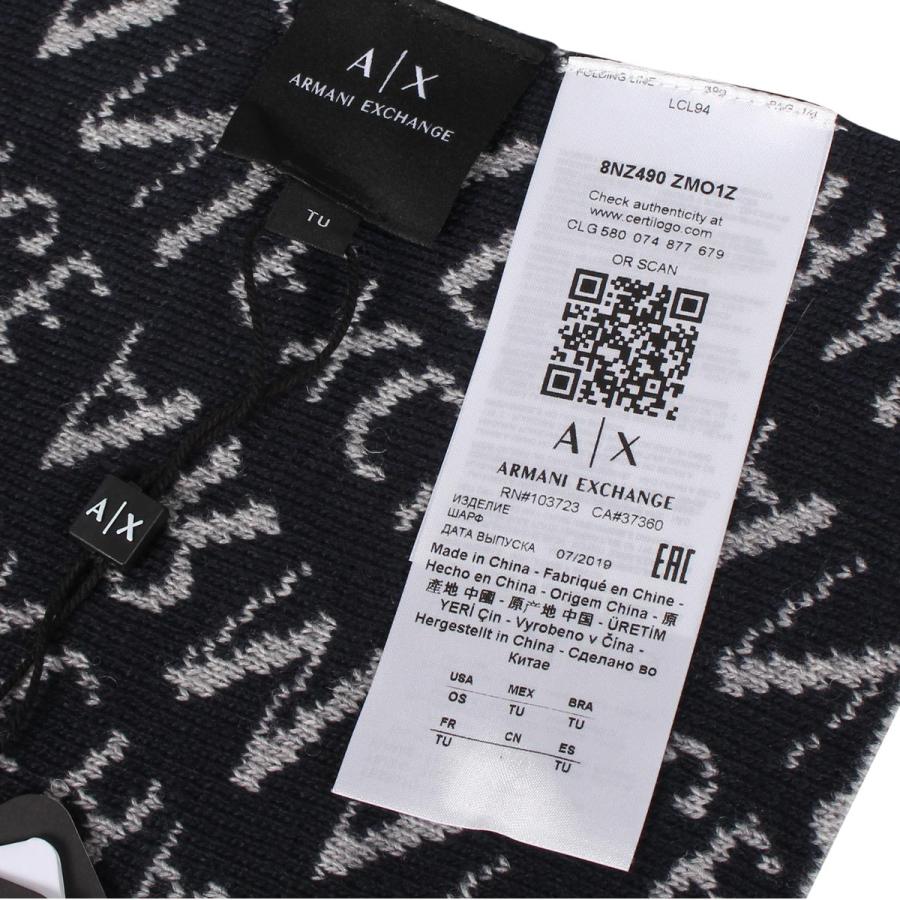 ARMANI EXCHANGE アルマーニエクスチェンジ マフラー ストール ARMANI EXCHANGE アルマーニエクスチェンジ マフラー ストール