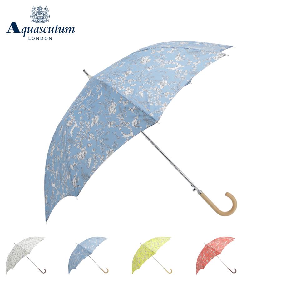 Aquascutum（アクアスキュータム） 長傘 雨傘 ボタニカルプリント