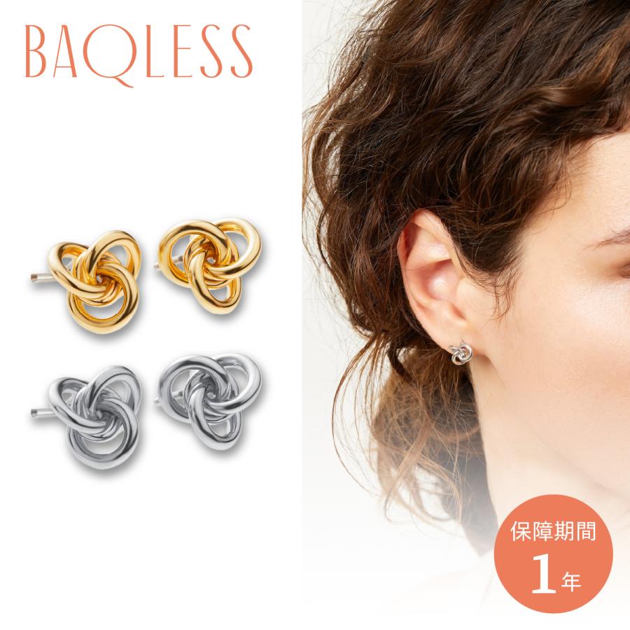 BAQLESS（バックレス） ピアス レディース 金属アレルギー対応 つけっ