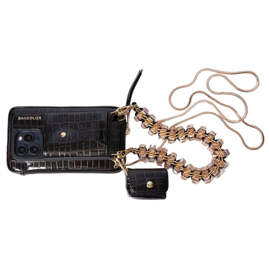 iPhoneアクセサリー BANDOLIER iPhone15 Amazon.com: Bandolier Emma Crossbody Wallet Phone Case for