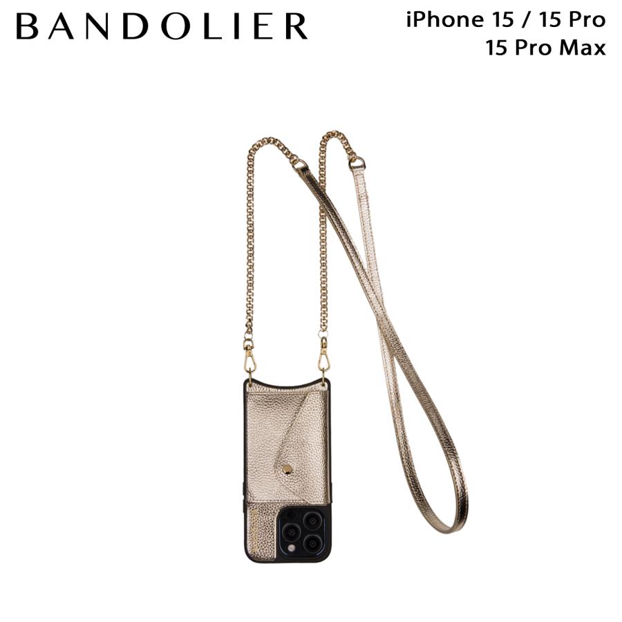 ★新品★BANDOLIER iPhone 15 Pro ショルダーケース BANDOLIER（バンドリヤー） スマホショルダー スマホケース iPhone15