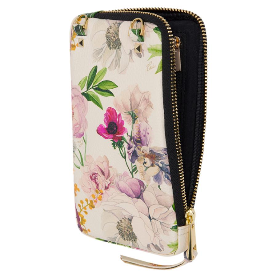 バンドリヤー BANDOLIER ポーチ スマホ 携帯 エキスパンデッド フローラル メンズ レディース EXPANDED FLORAL IVORY POUCH アイボリー 21GRA｜sugaronlineshop｜03