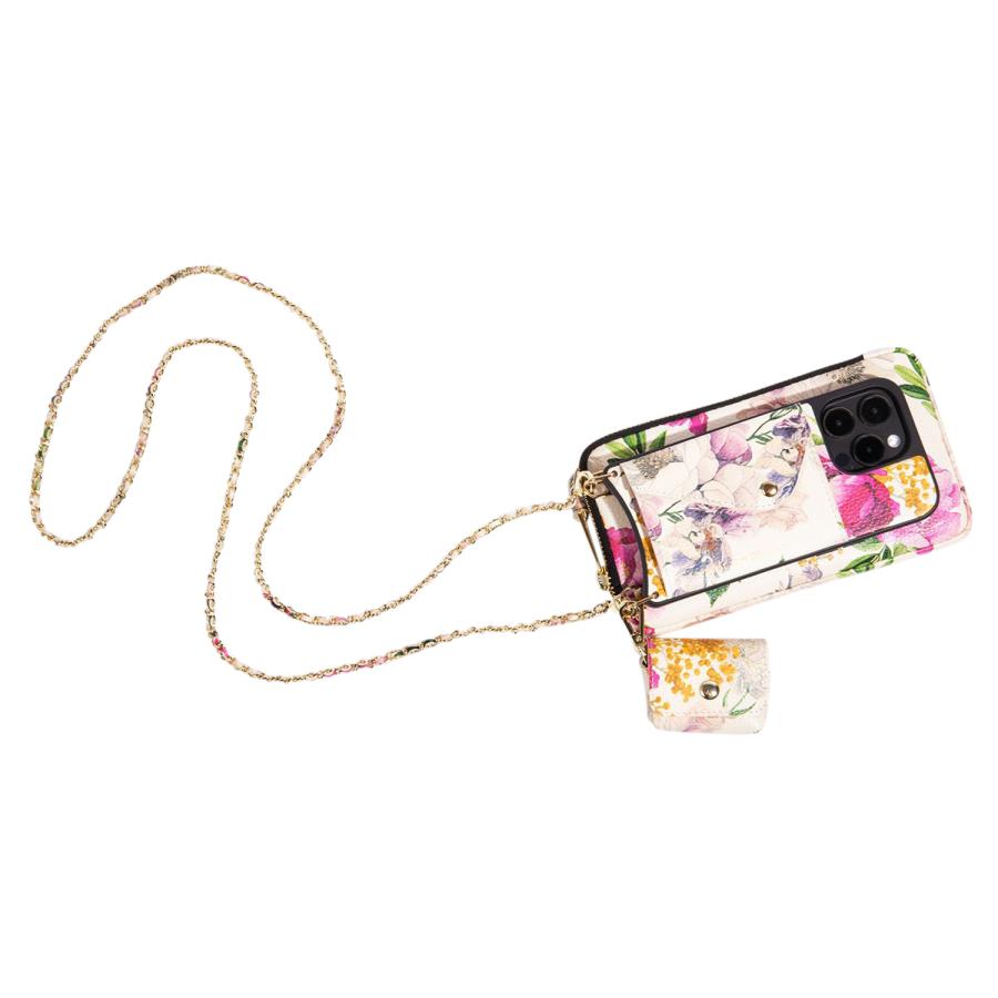 バンドリヤー BANDOLIER ポーチ スマホ 携帯 エキスパンデッド フローラル メンズ レディース EXPANDED FLORAL IVORY POUCH アイボリー 21GRA｜sugaronlineshop｜06