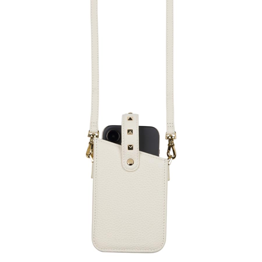 バンドリヤー BANDOLIER スマホケース スマホショルダー 携帯 ショルダー アイフォン エマ フォンポーチ レディース メンズ EMMA PHONE POUCH IVORY 42EMI｜sugaronlineshop｜04