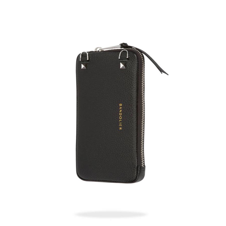 BANDOLIER ブラック レザー ポーチ BANDOLIER（バンドリヤー） ケース ポーチ スマホ 携帯 EXPANDED