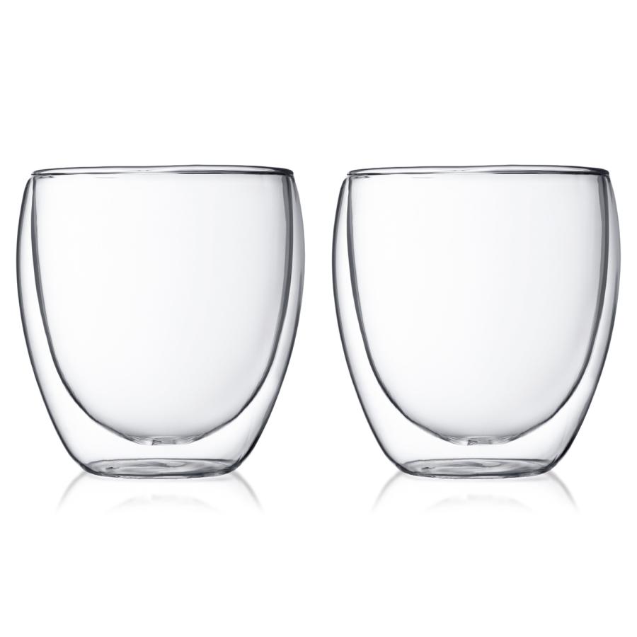 boduｍ ボダム グラス コップ ダブルウォールグラス 2点セット 250ml 耐熱 ガラス 保温 保冷 PAVINA クリア 4558-10 | bodum | 06