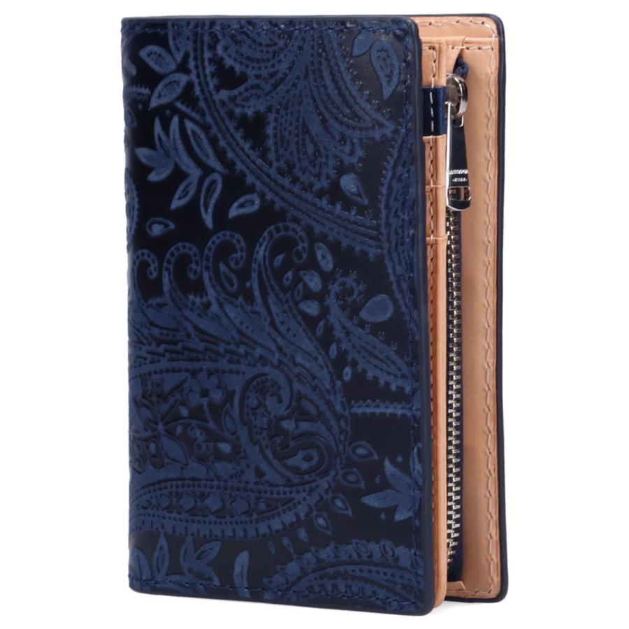 BAGGY PORT バギーポート 財布 二つ折り メンズ 本革 藍染レザー