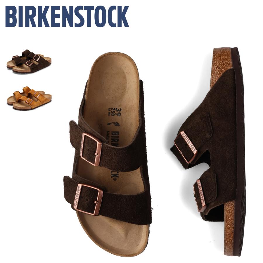 BIRKENSTOCK ARIZONA サンダル スエード ブラウン BIRKENSTOCK（ビルケンシュトック） アリゾナ サンダル メンズ 細幅
