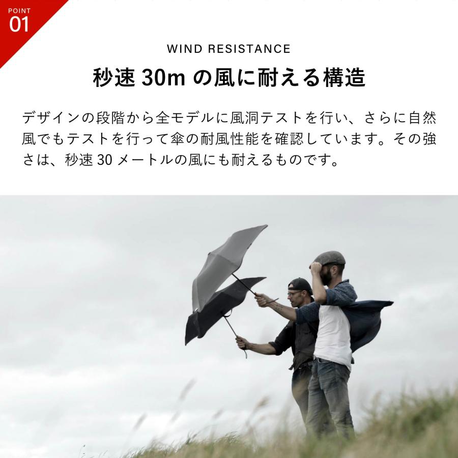 BLUNT ブラント 折りたたみ 傘 2段 雨傘 55cm メトロ METRO メンズ