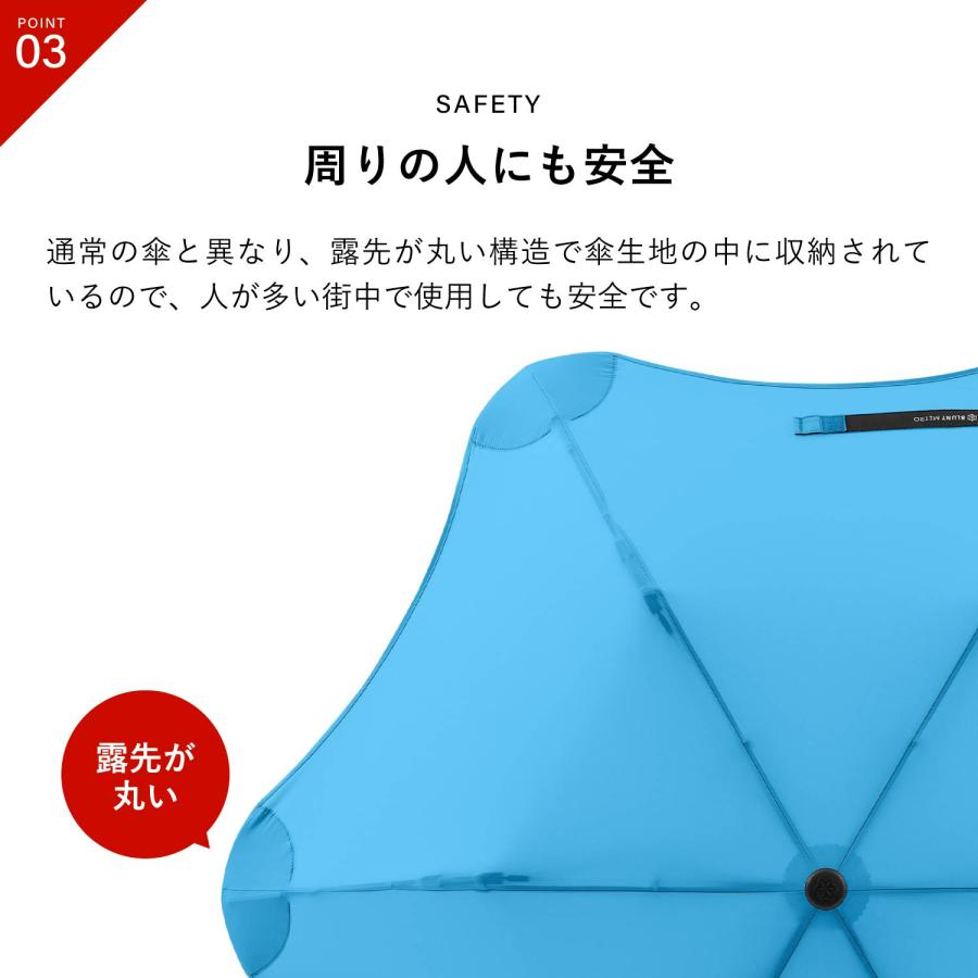 BLUNT ブラント 折りたたみ 傘 2段 雨傘 55cm メトロ METRO メンズ