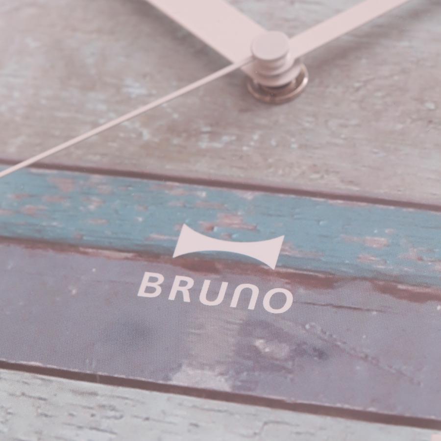 BRUNO（ブルーノ） 掛け時計 電波時計 ビンテージウッドクロック 