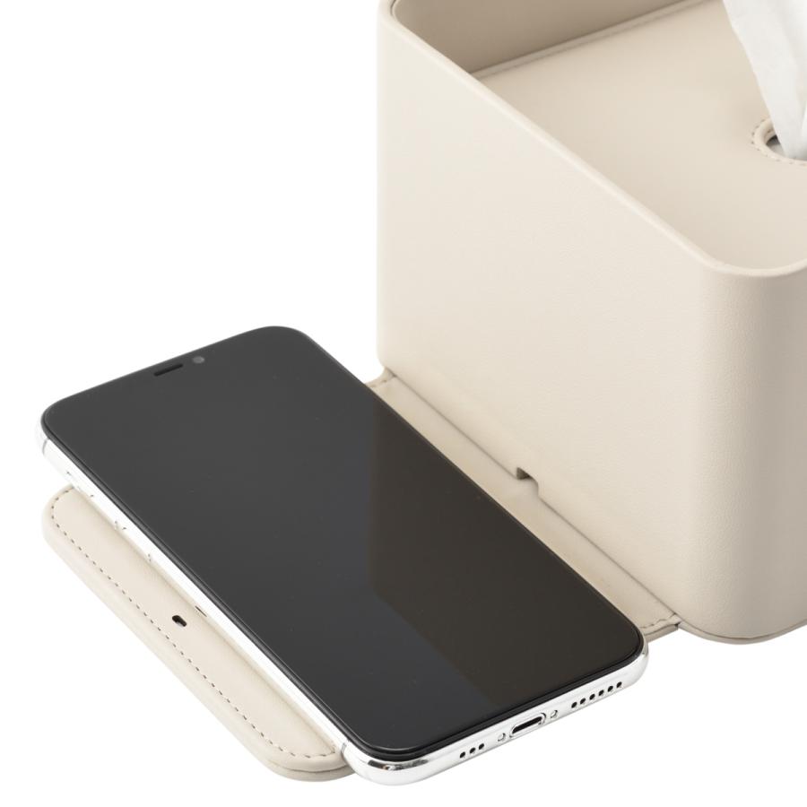 BRUNO ブルーノ ワイヤレス充電器 スタンド 収納ケース 小物入れ QI iPhone アンドロイド 携帯 スマホ 置くだけ充電 BDE049  ショッピング