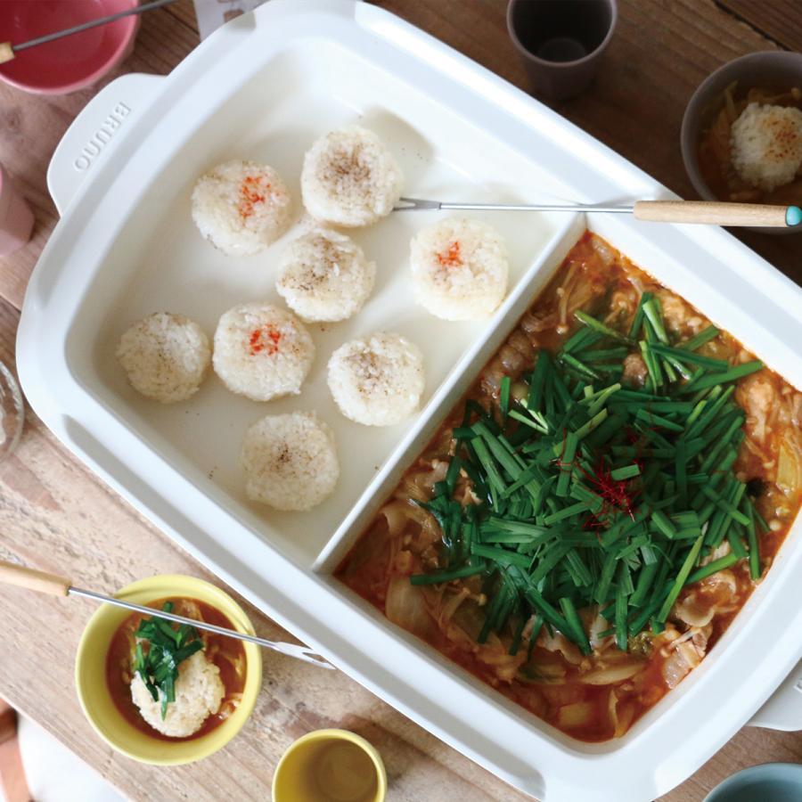 ブルーノ Bruno ホットプレート グランデサイズ用 仕切り鍋 セラミックコート鍋 大きめ 大型 大きい パーティ キッチン Boe026 Nabe Brun Boe026 Nabe シュガーオンラインショップ 通販 Yahoo ショッピング